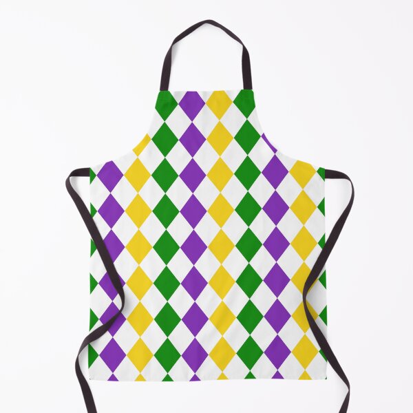 Item preview, Mardi Gras Harlequin Diamonds All Over designed and sold by Feeling Artsy.
