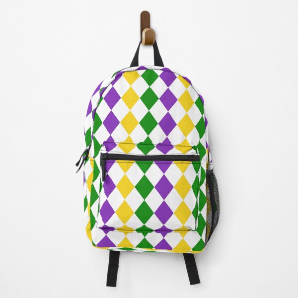 Item preview, Mardi Gras Harlequin Diamonds All Over designed and sold by Feeling Artsy.