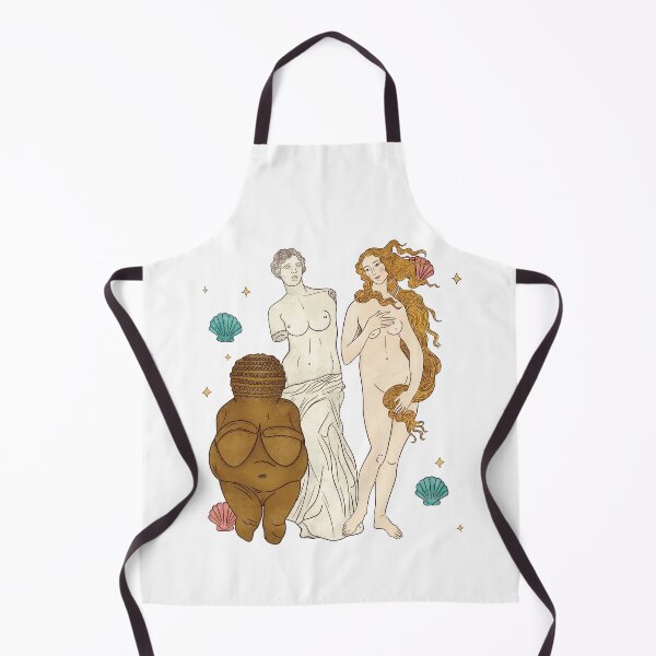 Item preview, Three Iconic Venus Figures - Ancient Goddess Illustration designed and sold by Ancient-Tales.