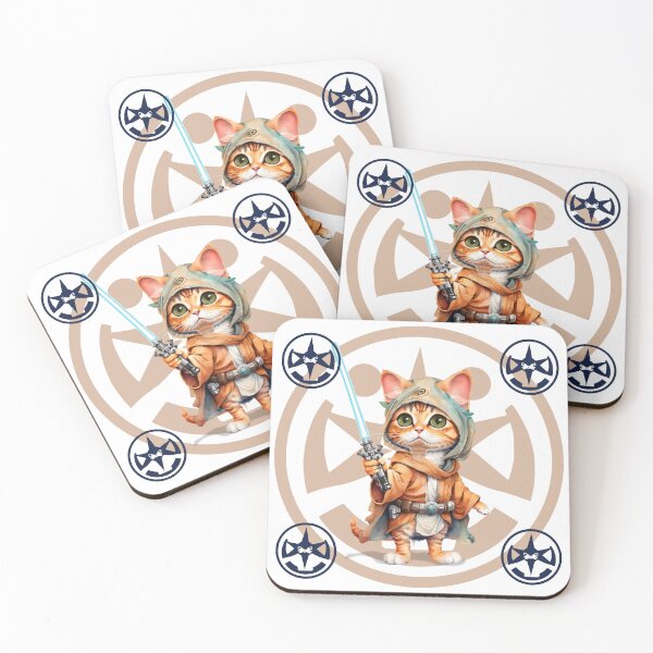 Item preview,  May The Fourth Be With You! From Catkenobi and Pattern in Tan designed and sold by GreyMoonForest.