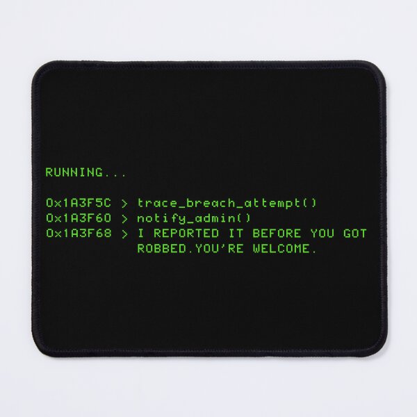 Item preview, Ethical Hacker Trace Alert Terminal Message designed and sold by Dago345.