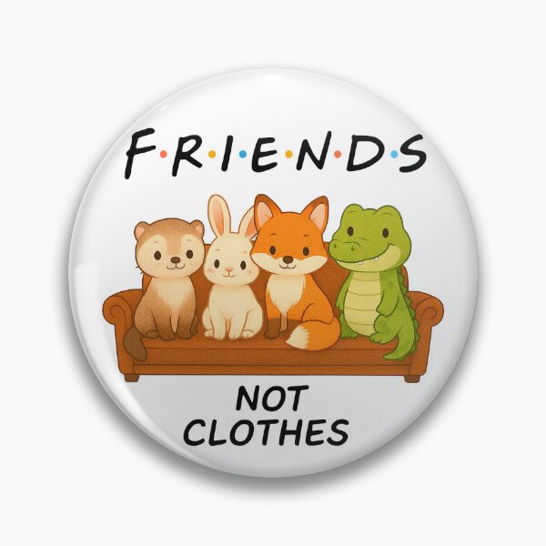 Item preview, Cute Animal Rights Shirt – Friends Not Clothes Anti-Fur and Anti-Leather Design designed and sold by ele_art.