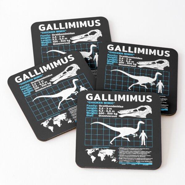 Item preview, Gallimimus Fact Sheet designed and sold by NicGrayGraphic.