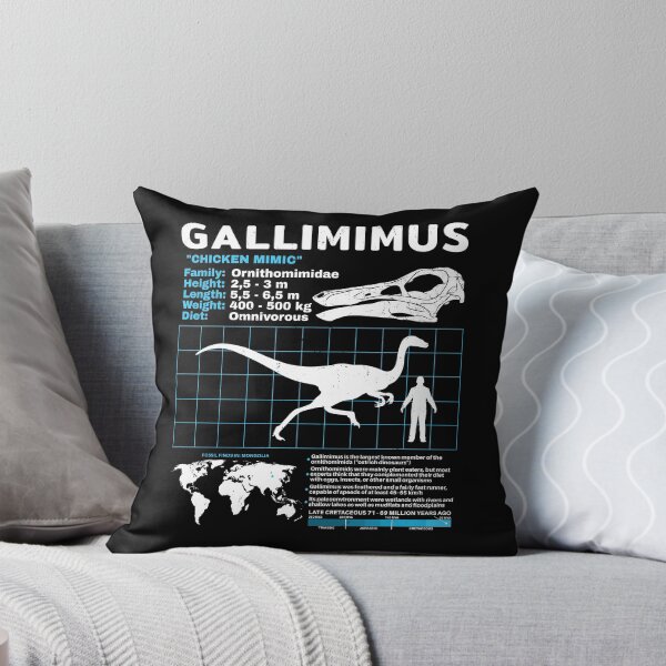 Item preview, Gallimimus Fact Sheet designed and sold by NicGrayGraphic.