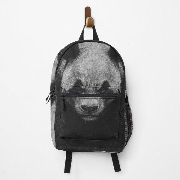 Item preview, A black and white portrait of an angry panda designed and sold by Drawings Project.