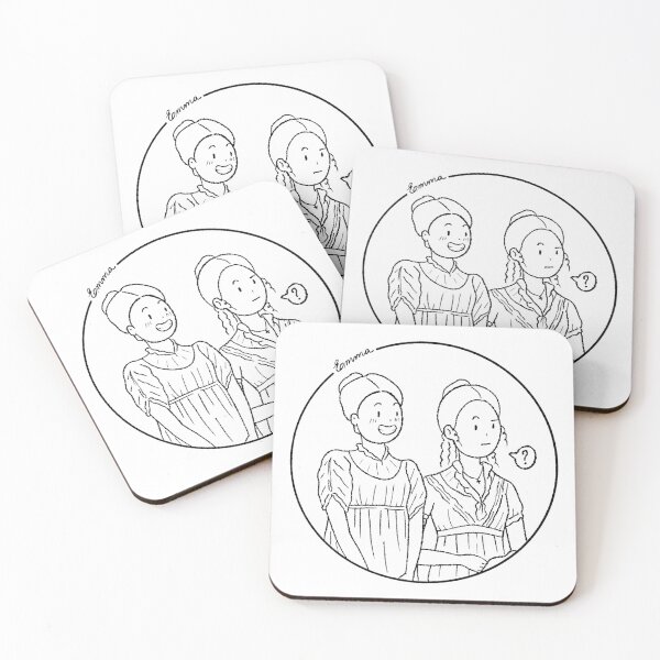 Item preview, Jane Austen Emma Scene Cute Drawing 2 designed and sold by MariOyama.