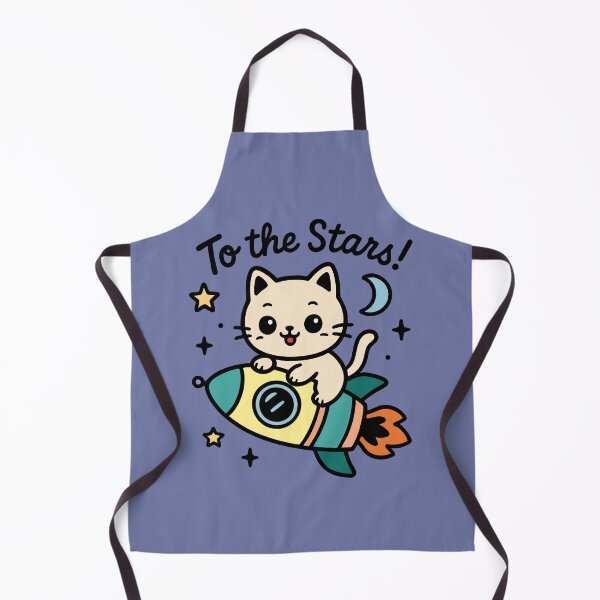 Item preview, To the Stars – Kawaii Cat on Rocket Cute Space Design designed and sold by GinColorist.