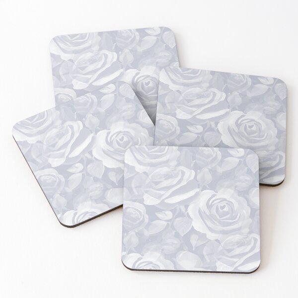 Item preview, Lush Big Roses Gray designed and sold by SilverPegasus.