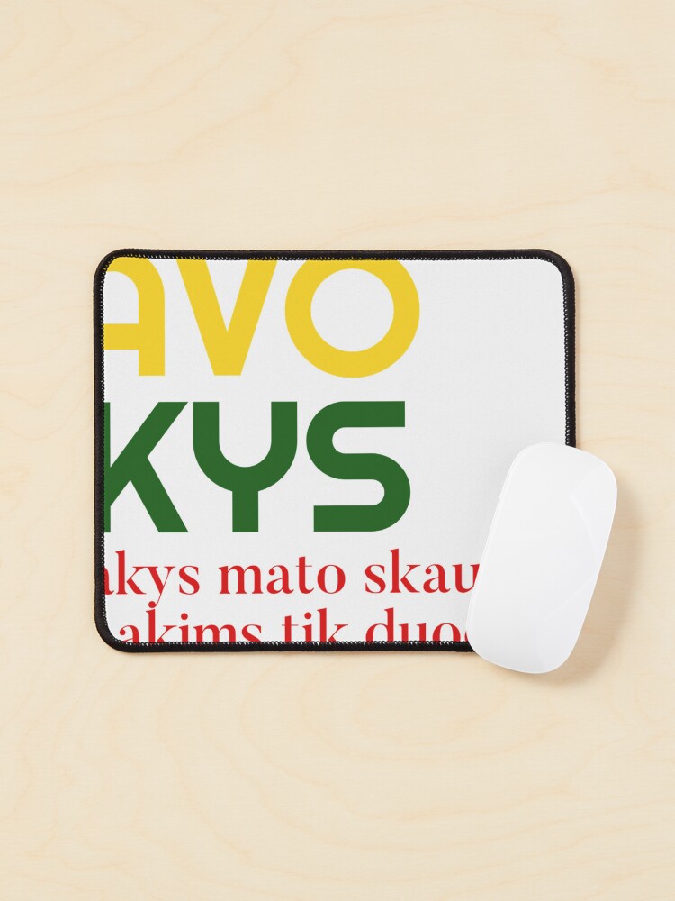Thumbnail 1 of 5, Mouse Pad, Tavo Akys designed and sold by mbarav13.