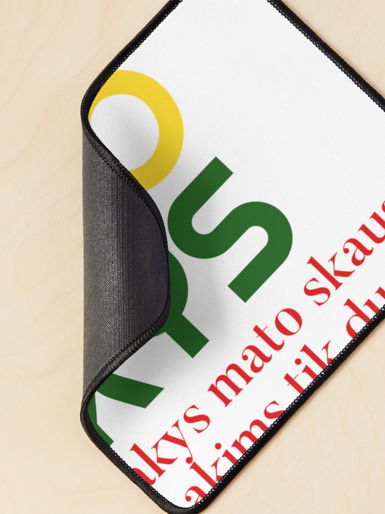 Thumbnail 2 of 5, Mouse Pad, Tavo Akys designed and sold by mbarav13.