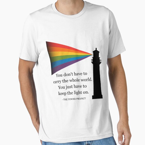 Beacon of Hope – Rainbow Lightkeeper Essential T-Shirt