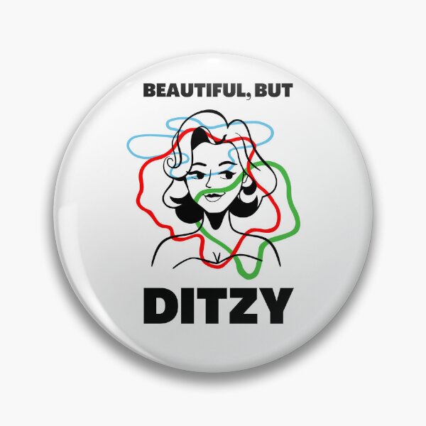 Item preview, Beautiful, but ditzy.  designed and sold by NicMacTees.