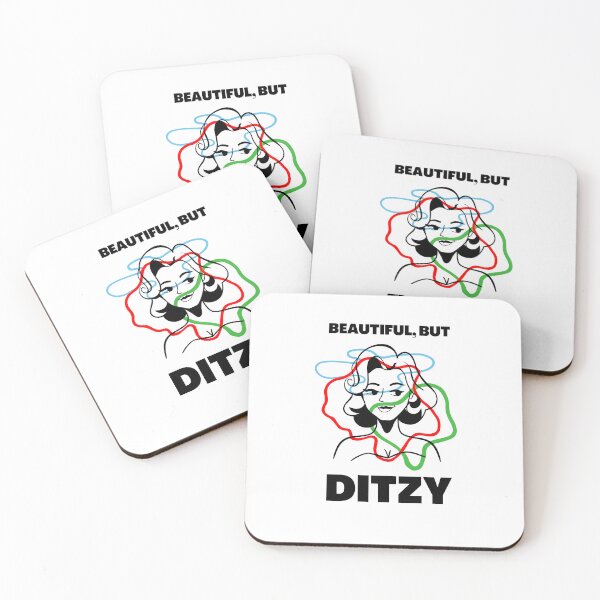 Item preview, Beautiful, but ditzy.  designed and sold by NicMacTees.