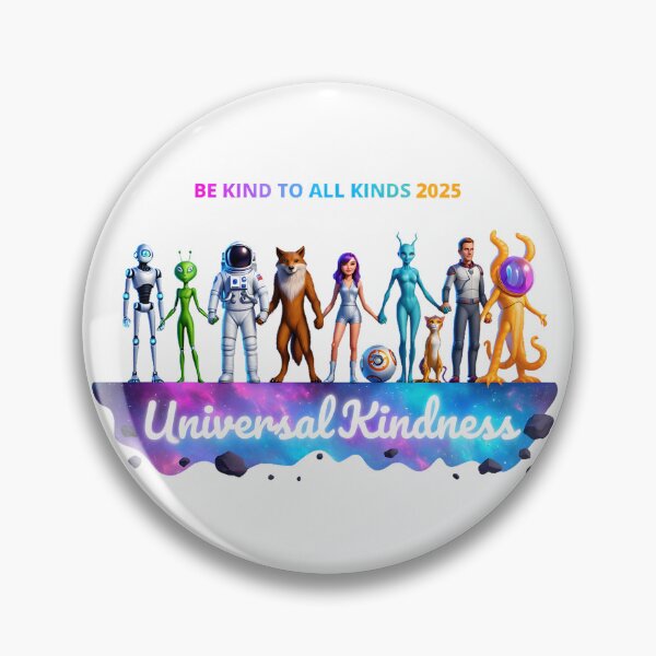 Item preview, Universal Kindness – Be Kind to All Kinds 2025 Cosmic Diversity Art designed and sold by AnnDesignStudio.