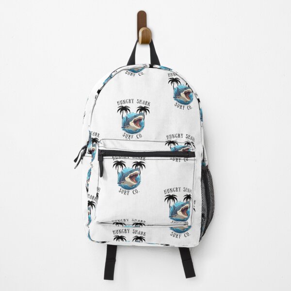 Item preview, Hungry Shark surf co. designed and sold by NicMacTees.