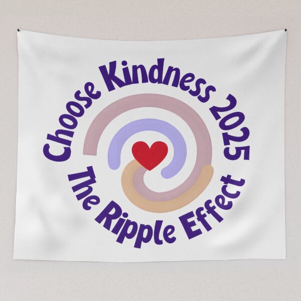 Item preview, Choose Kindness 2025 – The Ripple Effect Positive Change Design designed and sold by AnnDesignStudio.