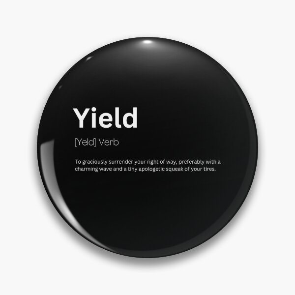 Aperçu de l'œuvre Yield Dictionary Definition créée et vendue par Kaigozenn.