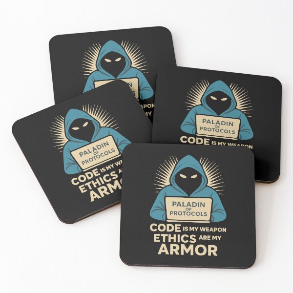 Item preview, Ethical Hacker Paladin Coding Warrior Design designed and sold by Dago345.