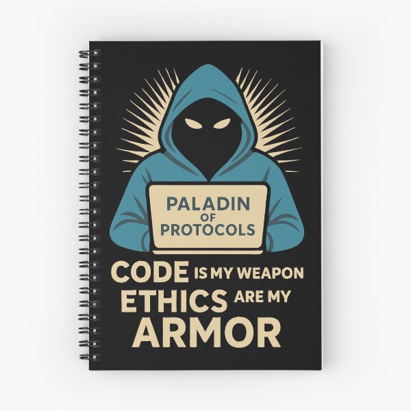 Item preview, Ethical Hacker Paladin Coding Warrior Design designed and sold by Dago345.