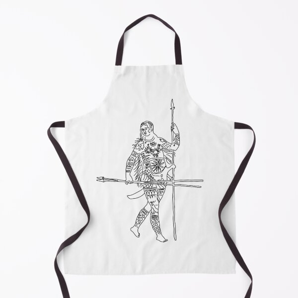 Item preview, Ancient Woman Warrior Hand Drawn Caricature designed and sold by MarkezWear.