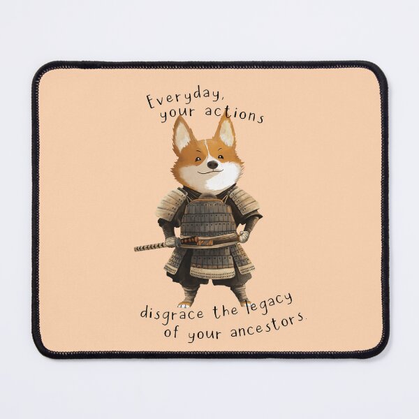 Item preview, Corgi Samurai  designed and sold by UpsidedownFrog.