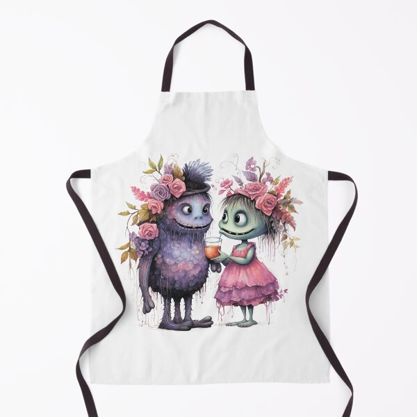 Item preview, A charming pair of monsters in love. designed and sold by MagelliShop.