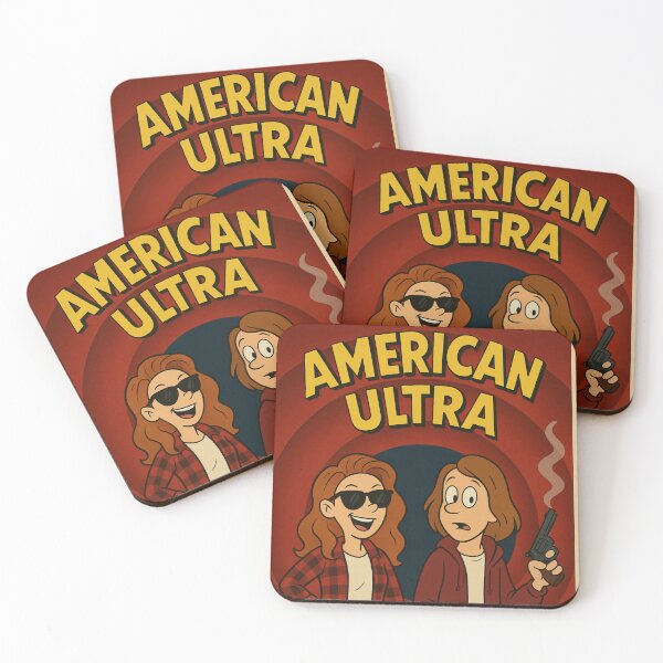Item preview, American Ultra Cartoon Poster – Retro Technicolor Parody Art designed and sold by okimonostudio.