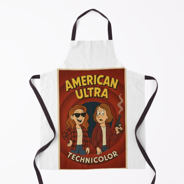 Item preview, American Ultra Cartoon Poster – Retro Technicolor Parody Art designed and sold by okimonostudio.