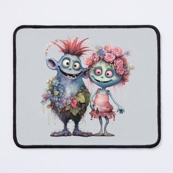 Item preview,  A charming pair of monsters in love. designed and sold by MagelliShop.