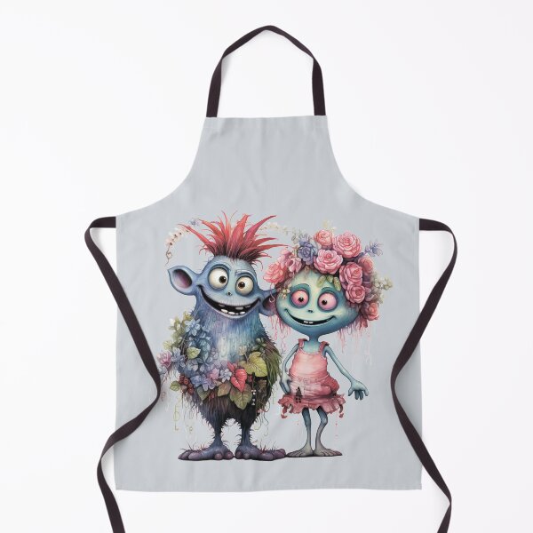 Item preview, A charming pair of monsters in love. designed and sold by MagelliShop.
