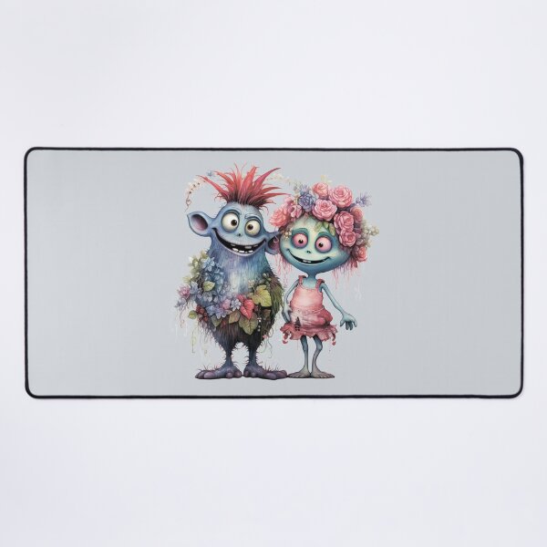 Item preview, A charming pair of monsters in love. designed and sold by MagelliShop.