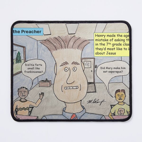 Item preview, Henry the Preacher and 7th Grade Boys designed and sold by MDeCampArt.