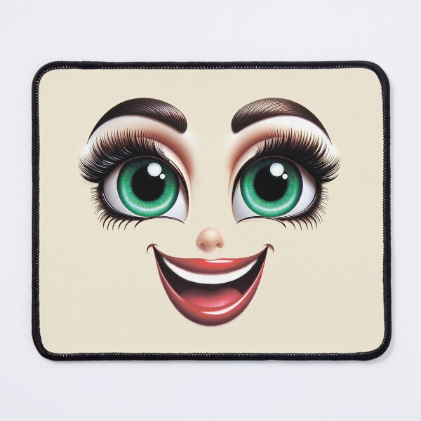 Item preview, Charming female face. Smiling face.Emoticon. designed and sold by MagelliShop.