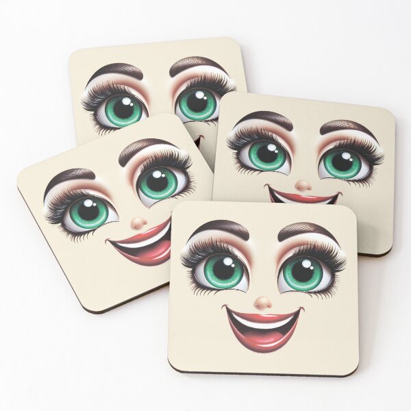 Item preview, Charming female face. Smiling face.Emoticon. designed and sold by MagelliShop.