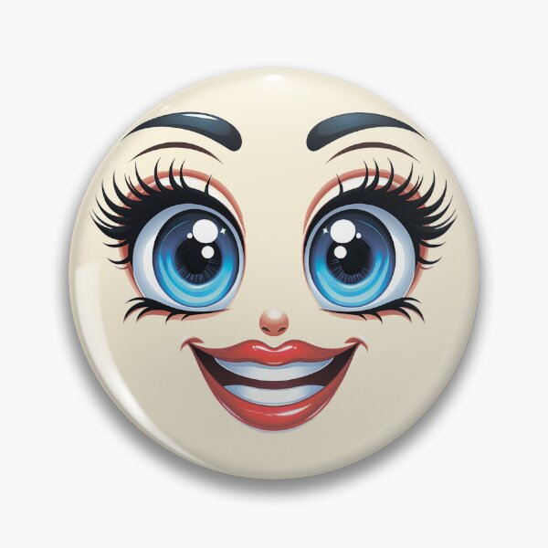 Item preview, Charming female face.Emoticon. designed and sold by MagelliShop.