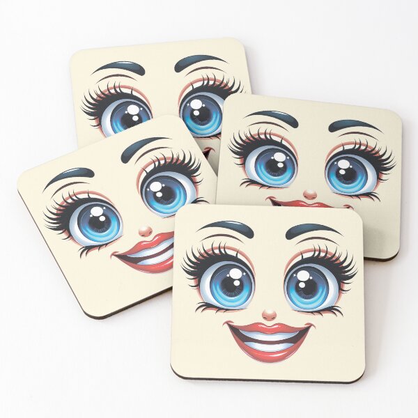 Item preview, Charming female face.Emoticon. designed and sold by MagelliShop.