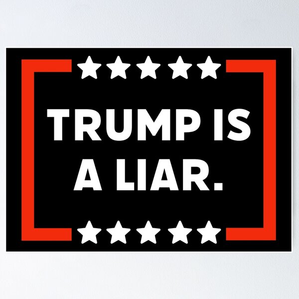 Item preview, Trump is a liar.  designed and sold by Rachel the Artist .