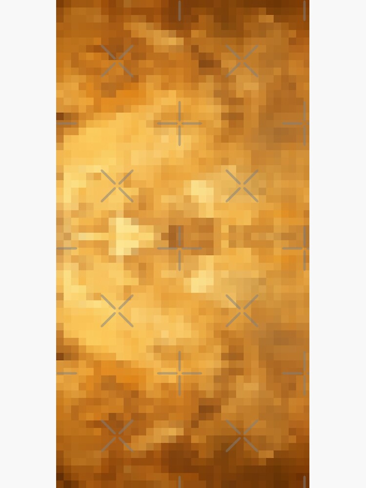 Thumbnail 3 of 3, Duffle Bag, I Love Pixels Faux Gold Gradient Colors designed and sold by K9ish.