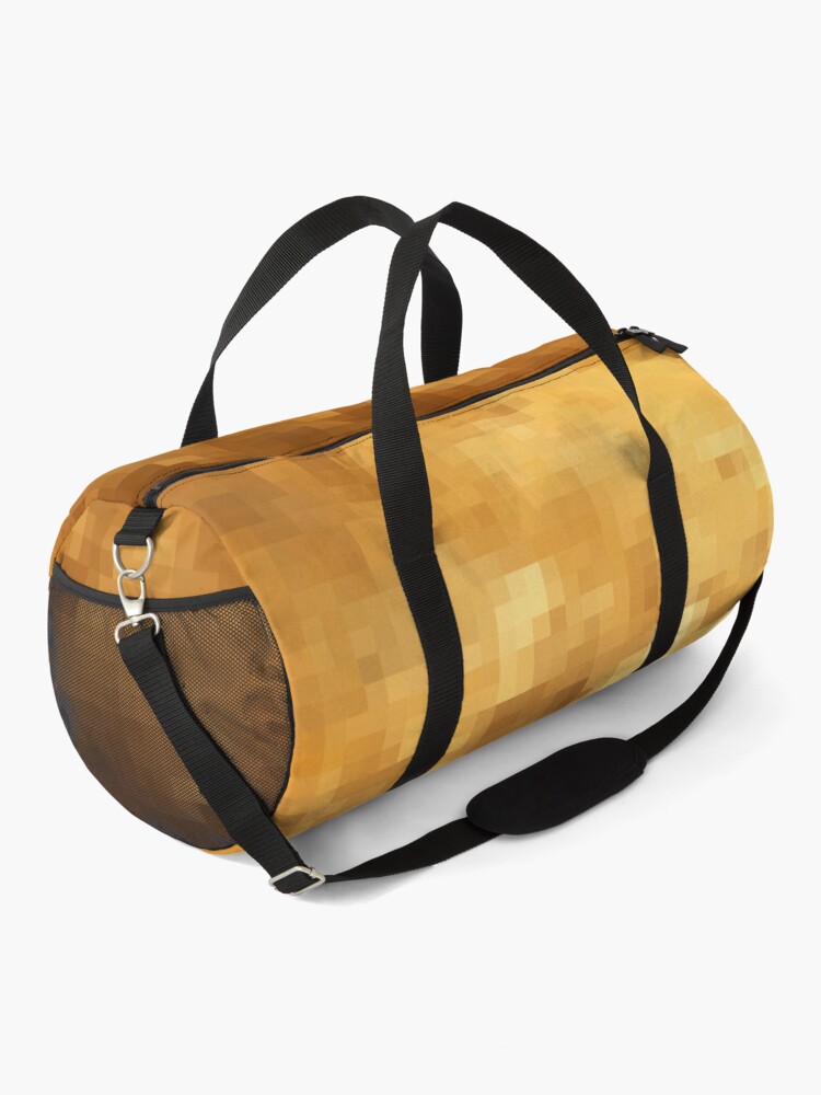 Thumbnail 2 of 3, Duffle Bag, I Love Pixels Faux Gold Gradient Colors designed and sold by K9ish.