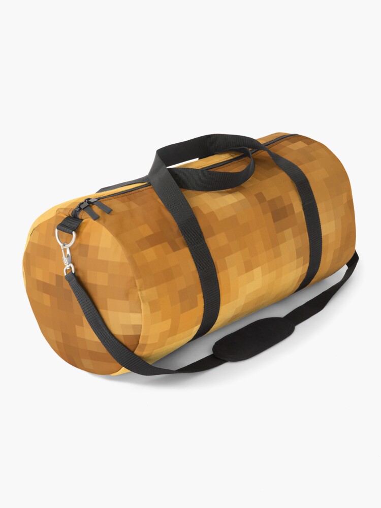 Thumbnail 1 of 3, Duffle Bag, I Love Pixels Faux Gold Gradient Colors designed and sold by K9ish.