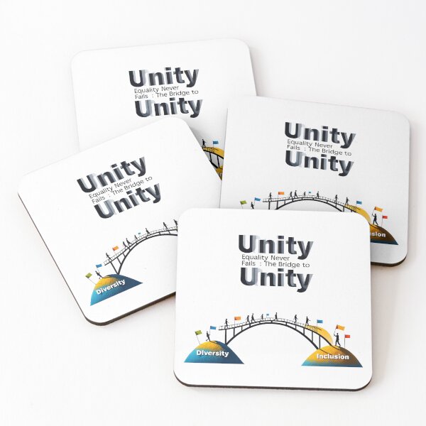 Item preview, Unity Bridge – Equality Never Fails: Diversity to Inclusion 2025 designed and sold by AnnDesignStudio.