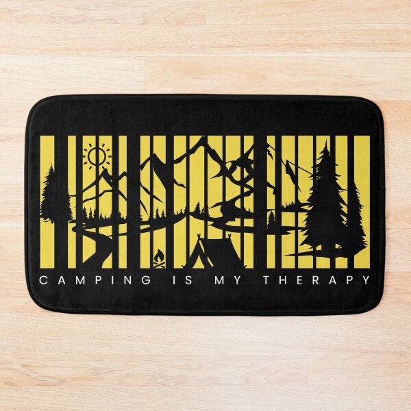 Item preview, Camping Is My Therapy Nature Lover designed and sold by Anniko Art Studio.