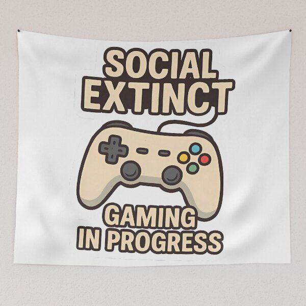 Item preview, Social Extinct: Gaming in Progress designed and sold by Peelya.