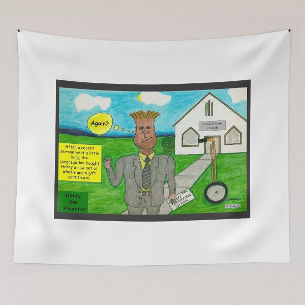 Item preview, Henry the Preacher Get U-Haul Gift Certificate designed and sold by MDeCampArt.
