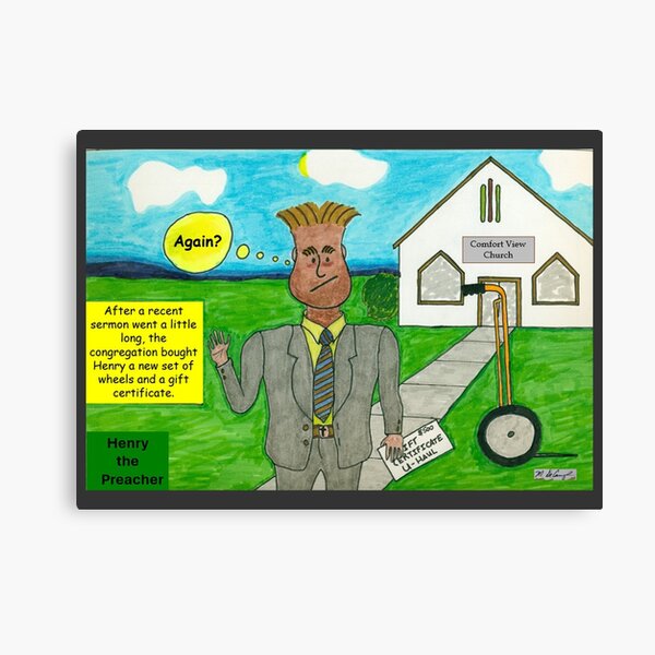 Henry the Preacher Get U-Haul Gift Certificate Canvas Print