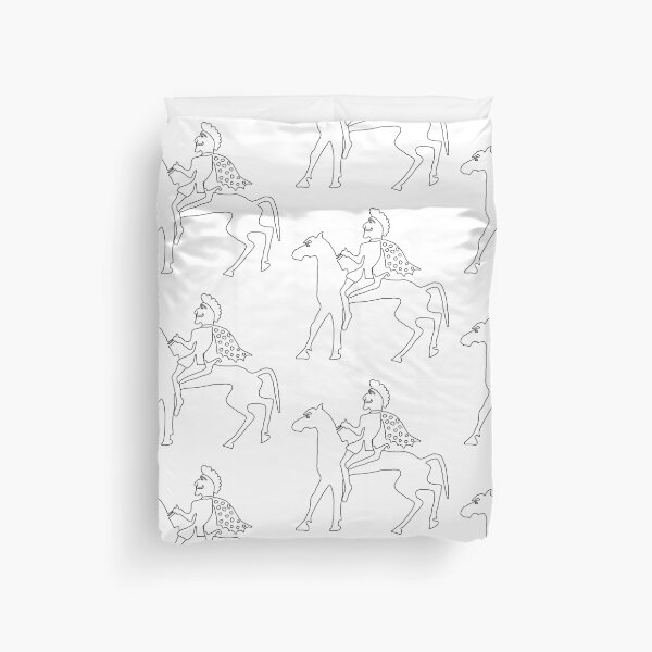 Item preview, Ancient Horse Rider Caricature Hand Drawn designed and sold by MarkezWear.