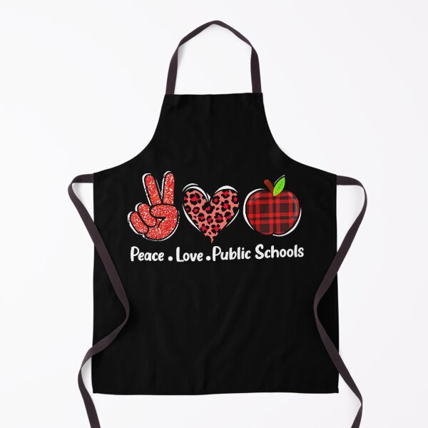 Item preview, Public School Teacher Peace Love Public Education Support designed and sold by NUMAcreations.
