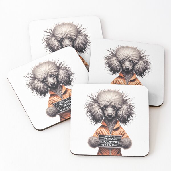 Item preview, Funny poodle. Prisoner with a cigarette. designed and sold by MagelliShop.
