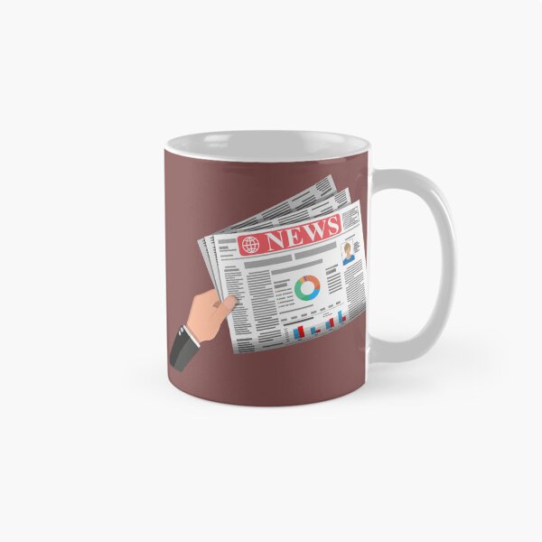 Item preview, Hand Holding Business News Graphic design designed and sold by Relevant Merch.