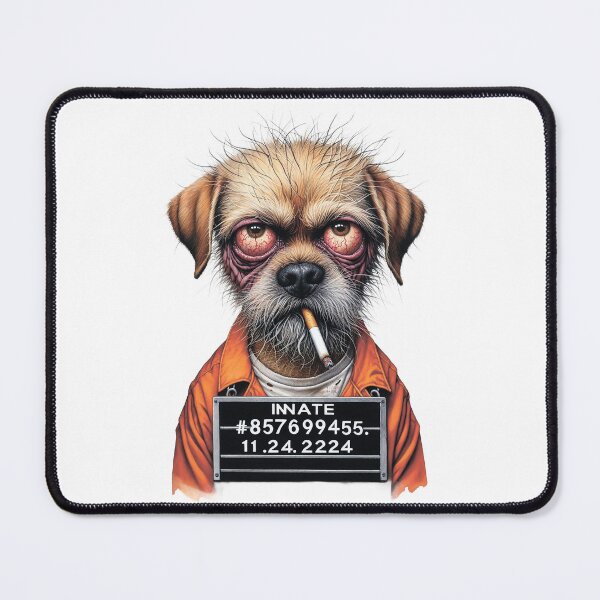 Item preview,  Funny dog.Prisoner with a cigarette. designed and sold by MagelliShop.